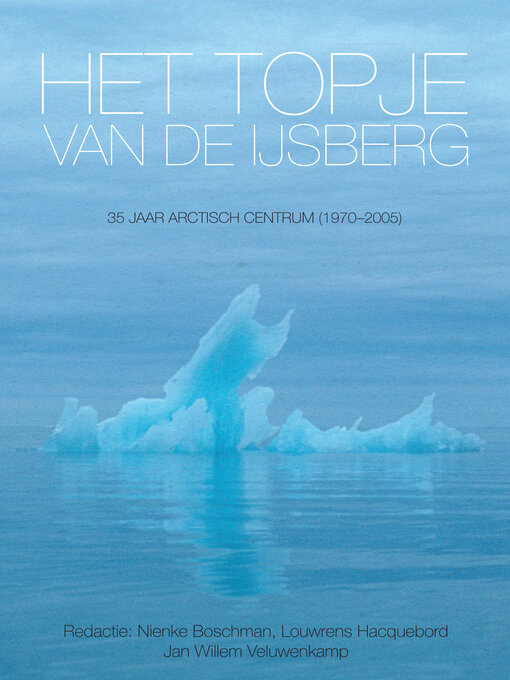 Title details for Het Topje Van De Ijsberg by Jan Willem Veluwenkamp - Available